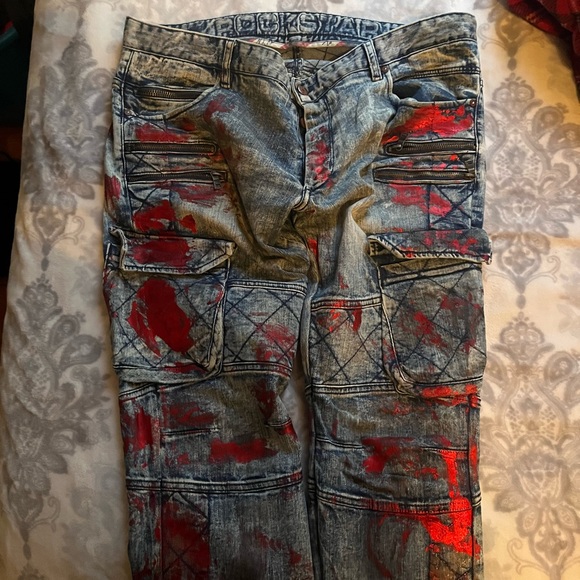 Mens rockstar jeans, Craig Jordan shorts, saints symphony long sleeve with hood - Picture 7 of 16